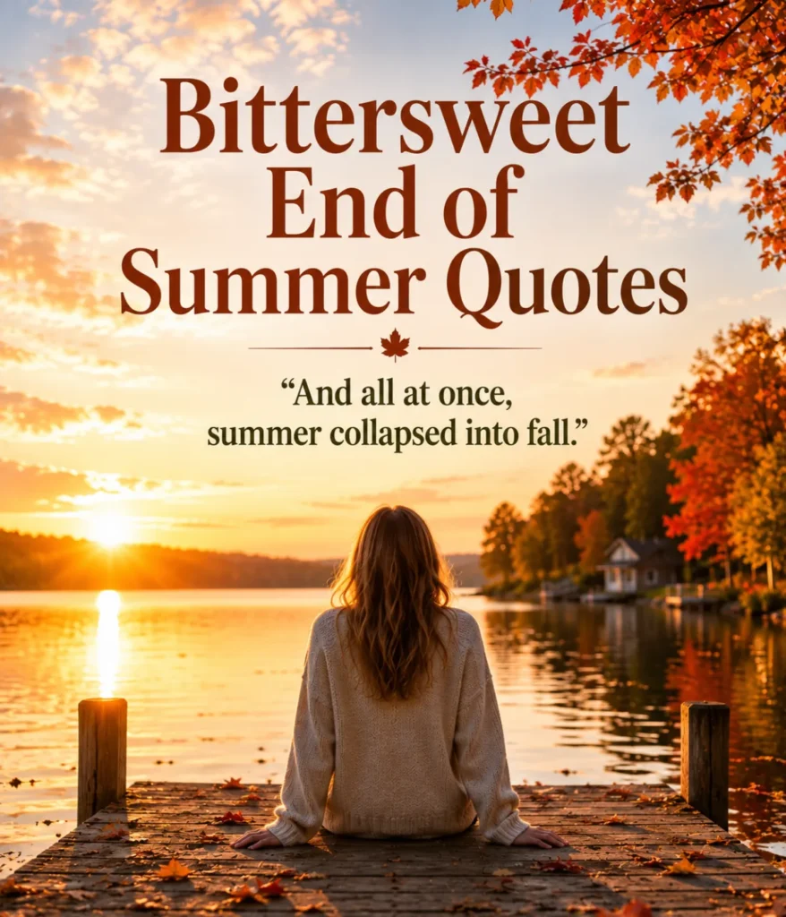 Bittersweet End of Summer Quotes