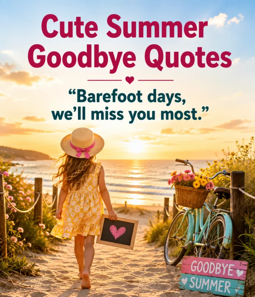 Cute Summer Goodbye Quotes