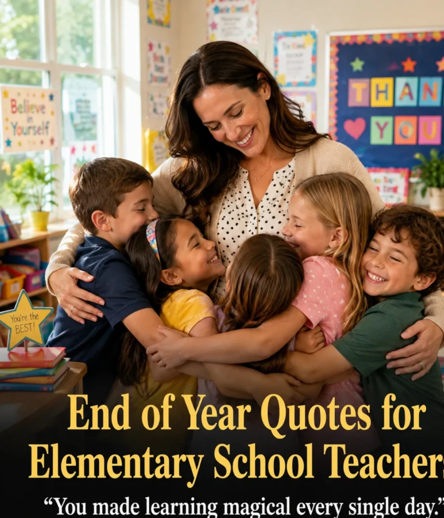 End of Year Quotes for Elementary School Teachers