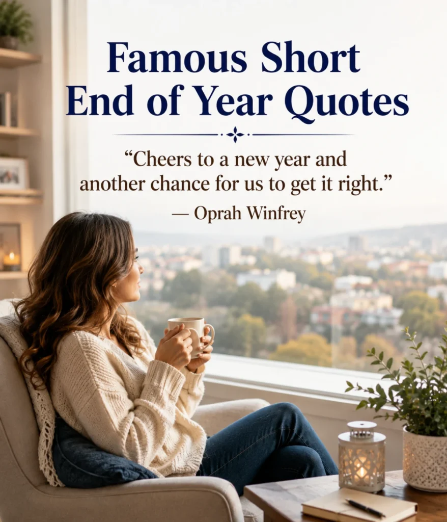 Famous Short End of Year Quotes