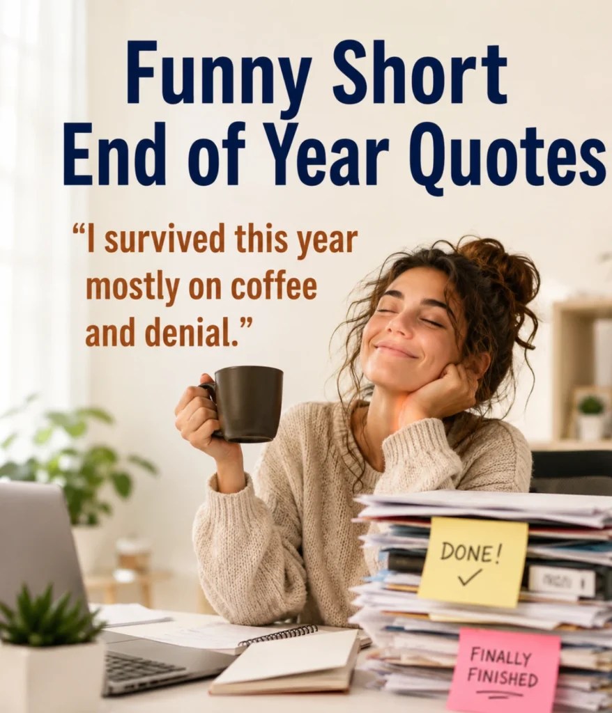 Funny Short End of Year Quotes