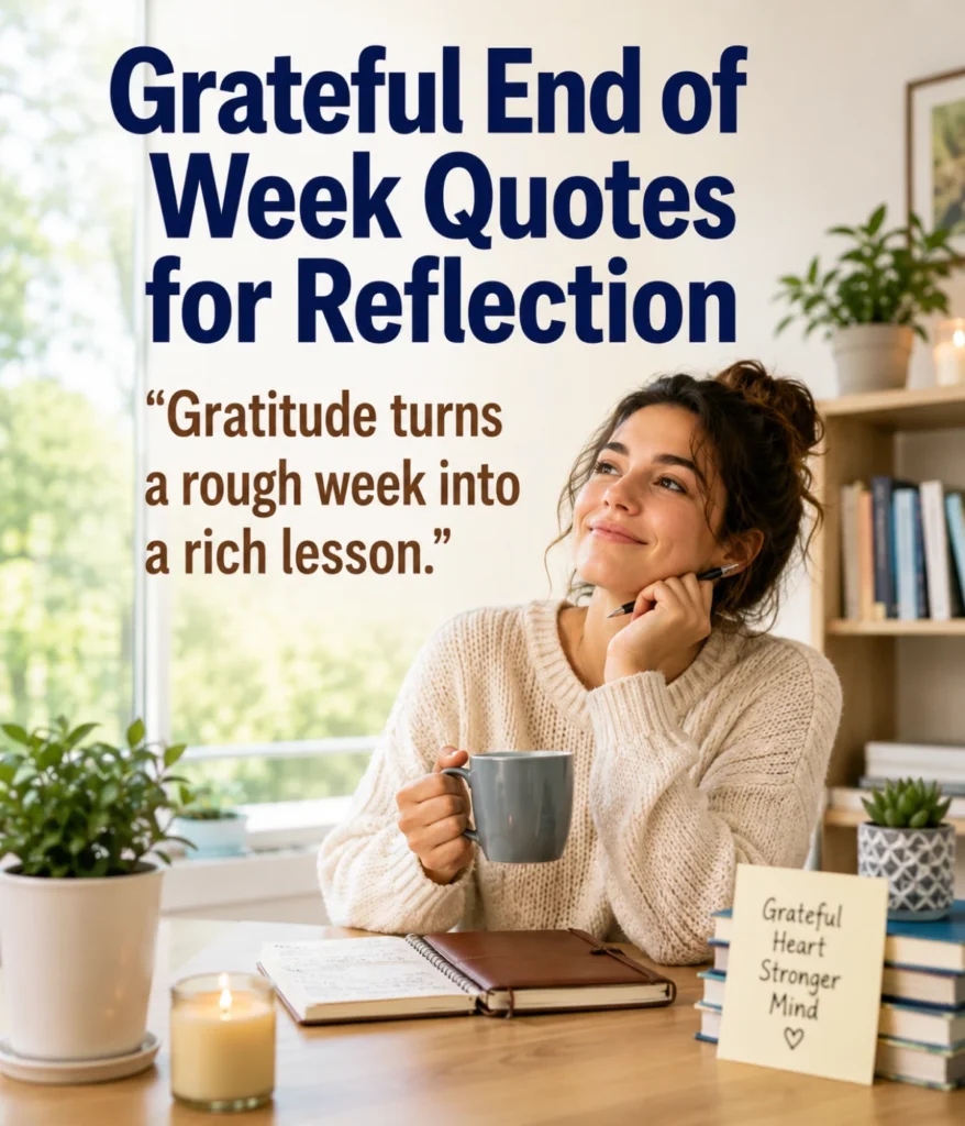 Grateful End of Week Quotes for Reflection