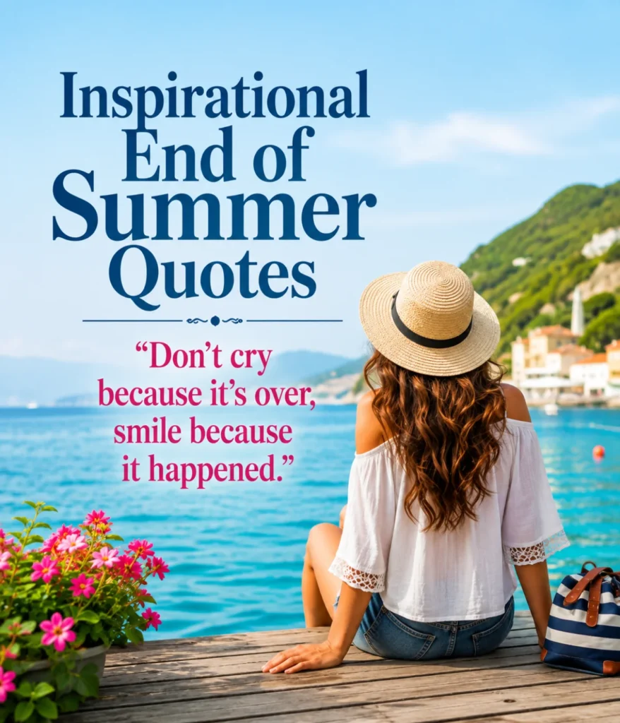 Inspirational End of Summer Quotes