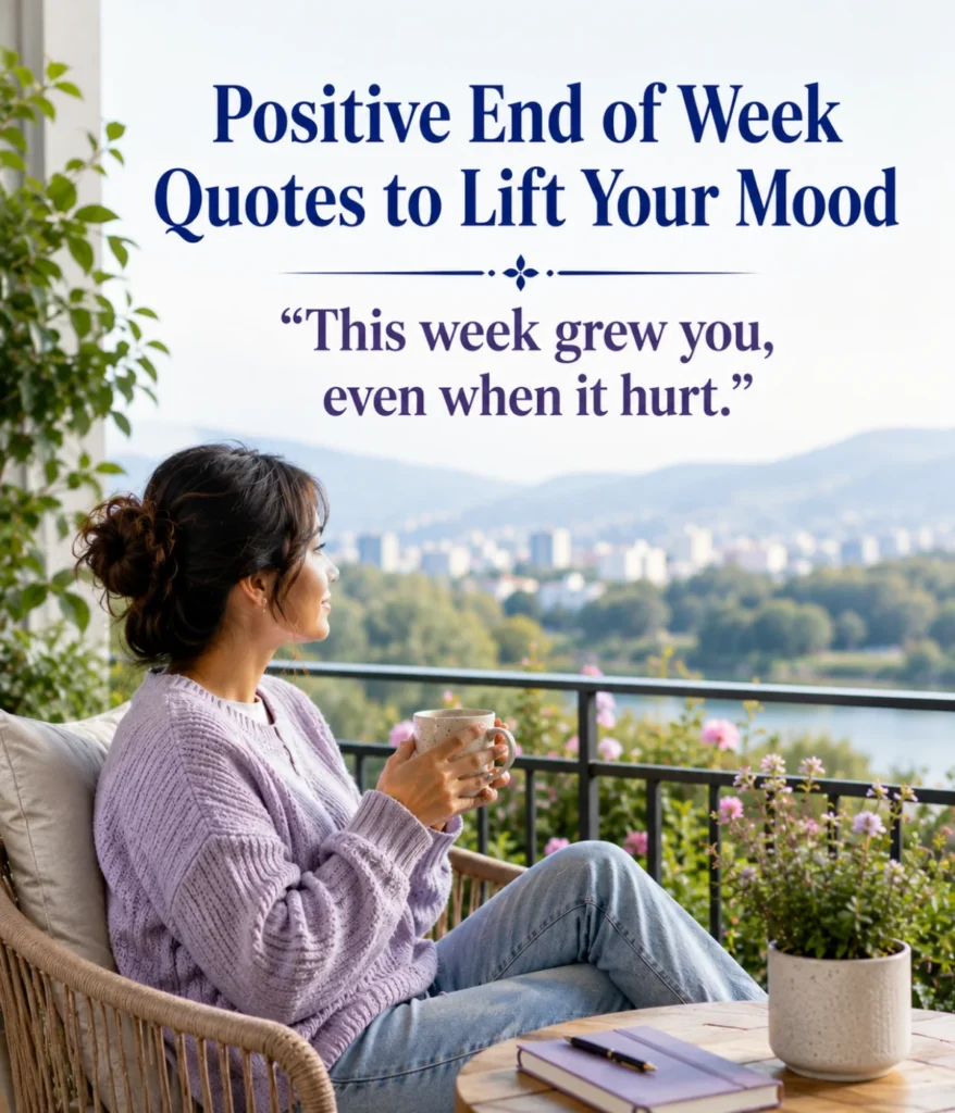 Positive End of Week Quotes to Lift Your Mood