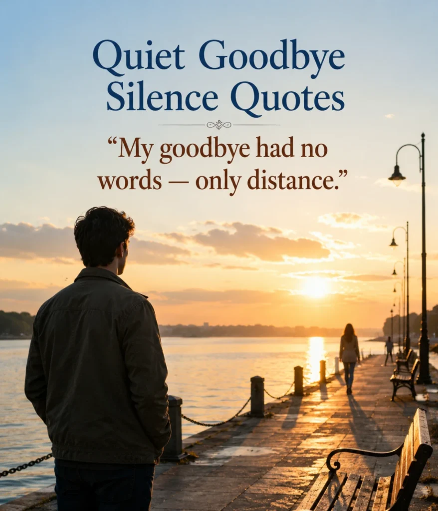 Quiet Goodbye Silence Quotes