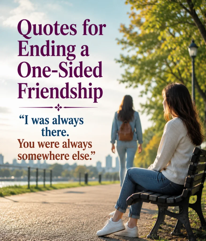 Quotes for Ending a One-Sided Friendship