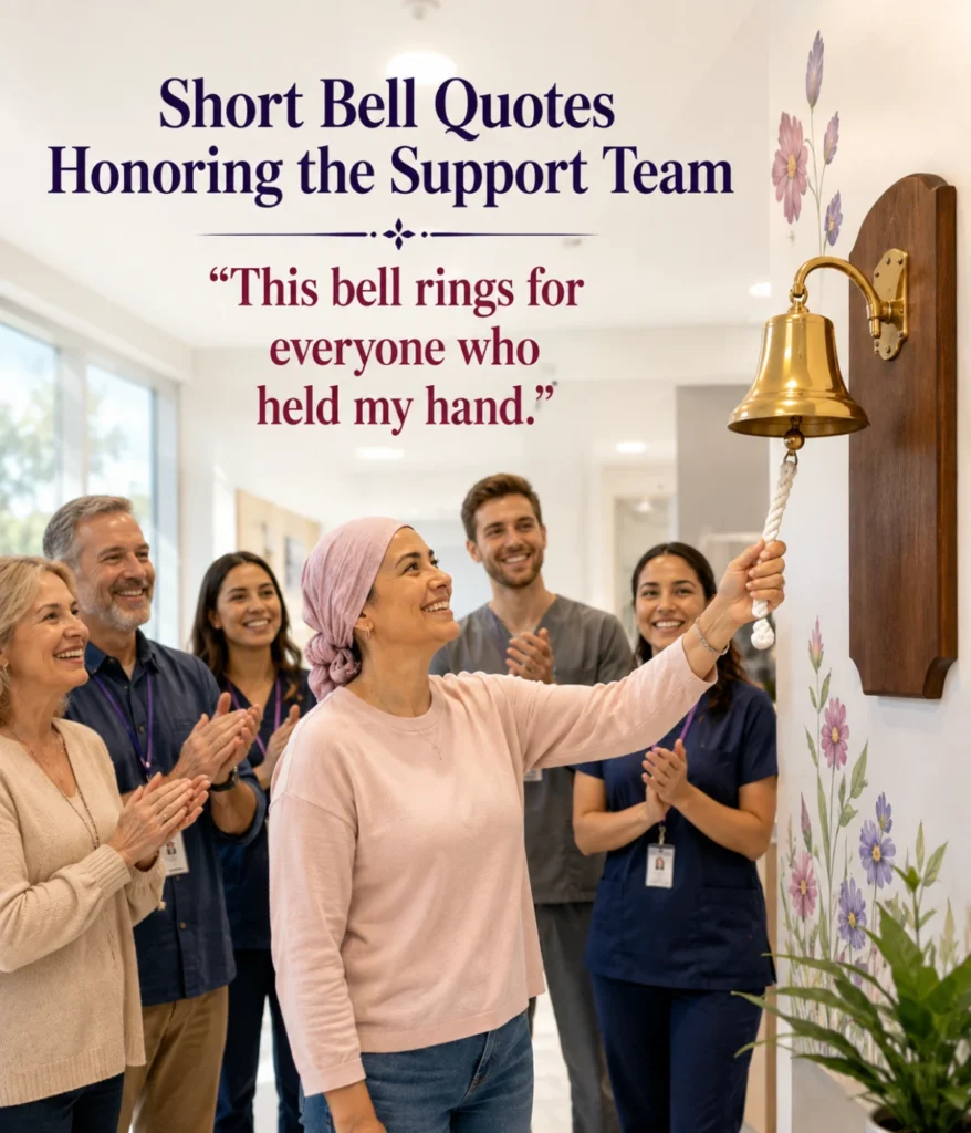 Short Bell Quotes Honoring the Support Team