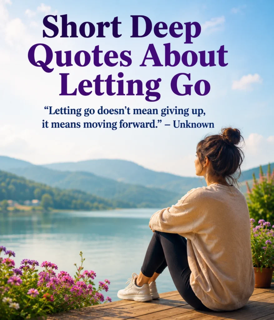 Short Deep Quotes About Letting Go