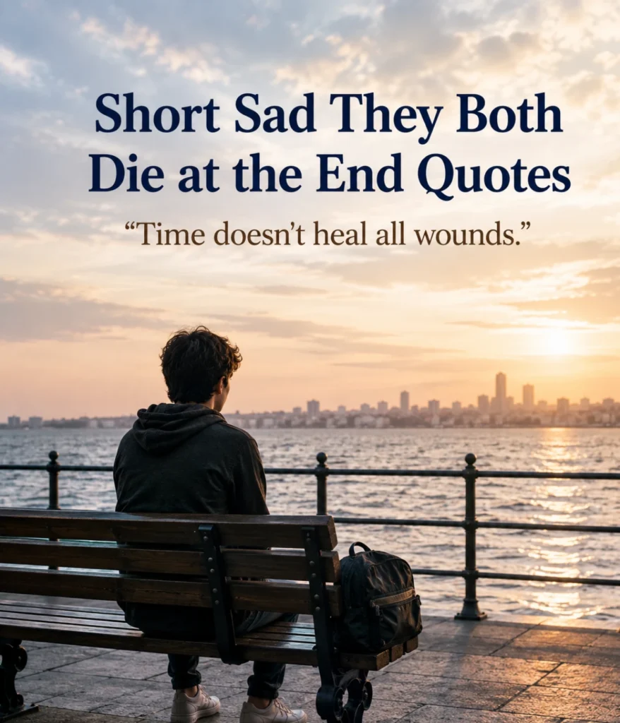 Short Sad They Both Die at the End Quotes