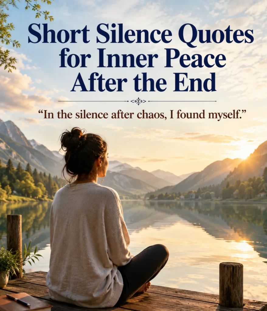 Short Silence Quotes for Inner Peace After the End