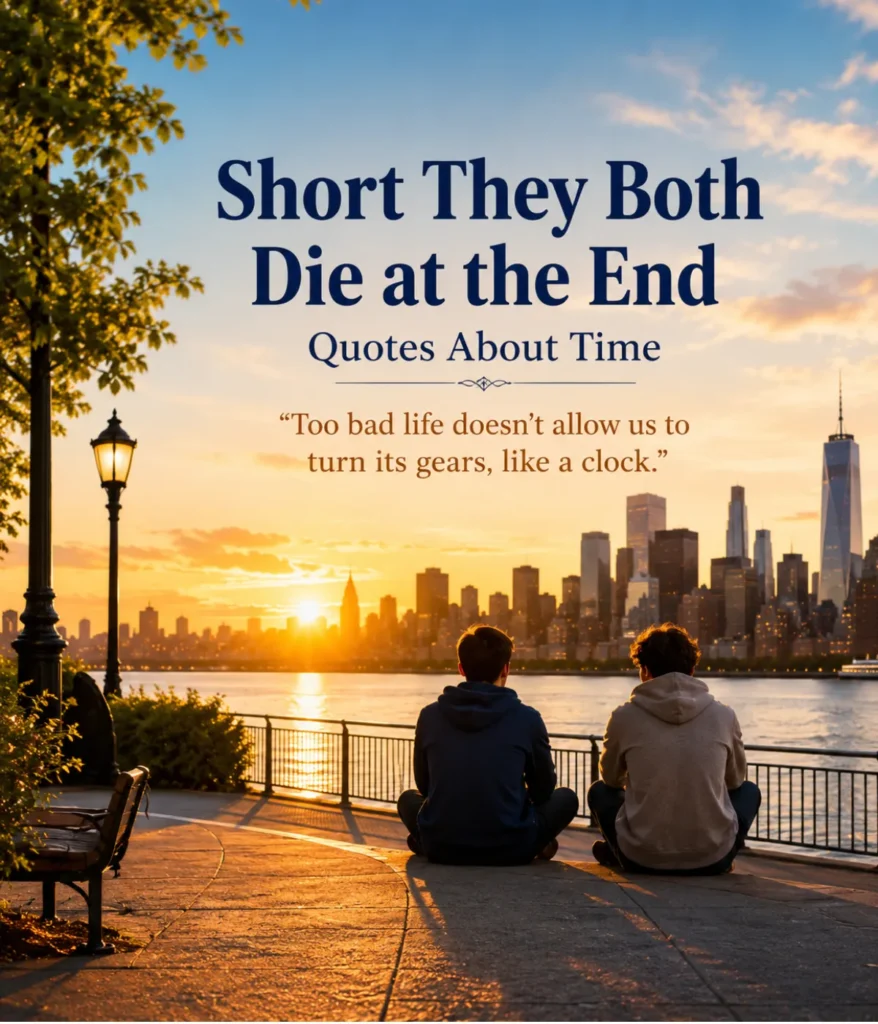 Short They Both Die at the End Quotes About Time
